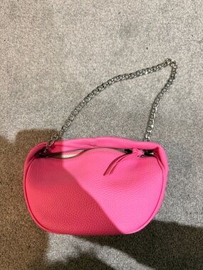 Hot Pink By Far Chain-Handle Women's Shoulder Bag